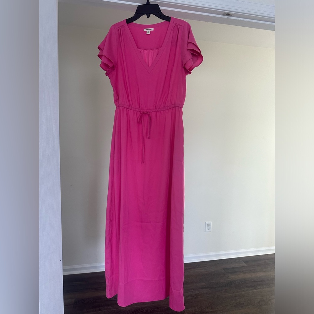 Goodthreads - Ruffle Sleeve Maxi Dress - Size Small - Picture 5 of 13